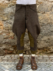 Black Sign Woodland Tweed Cavalry Breeches (BSFP-21506GRN)