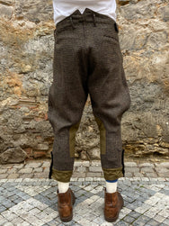 Black Sign Woodland Tweed Cavalry Breeches (BSFP-21506GRN)