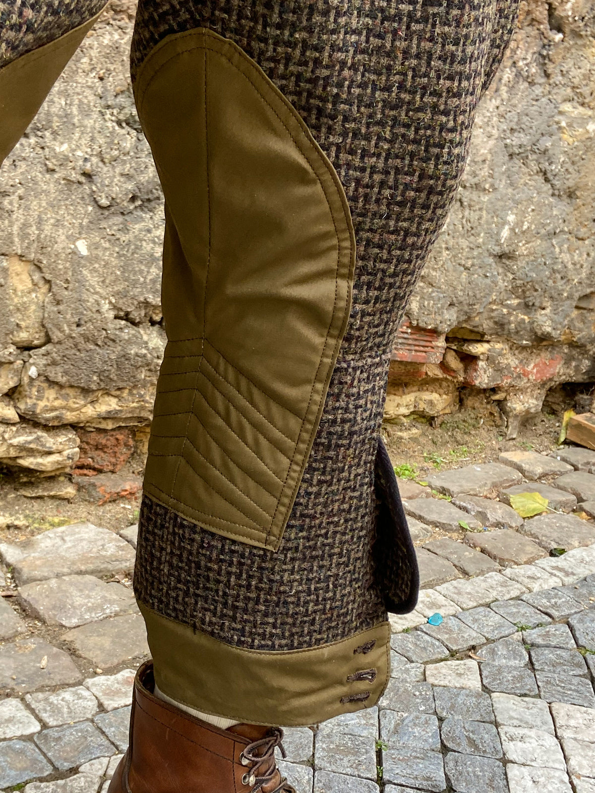 Black Sign Woodland Tweed Cavalry Breeches (BSFP-21506GRN)