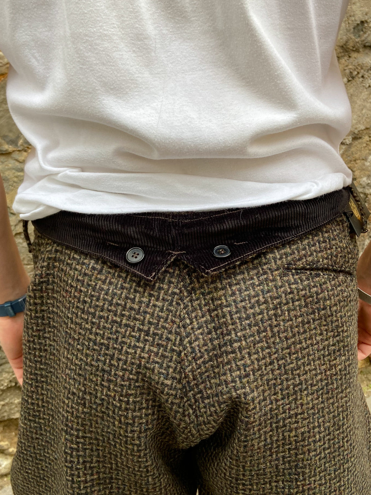 Black Sign Woodland Tweed Cavalry Breeches (BSFP-21506GRN)