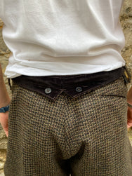 Black Sign Woodland Tweed Cavalry Breeches (BSFP-21506GRN)