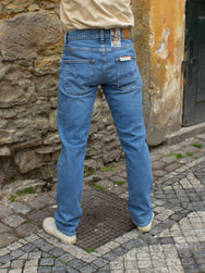 Nudie Jeans Grim Tim Broken Faded