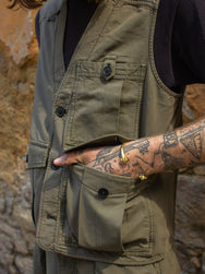 Hansen Hektor Utility Vest Green