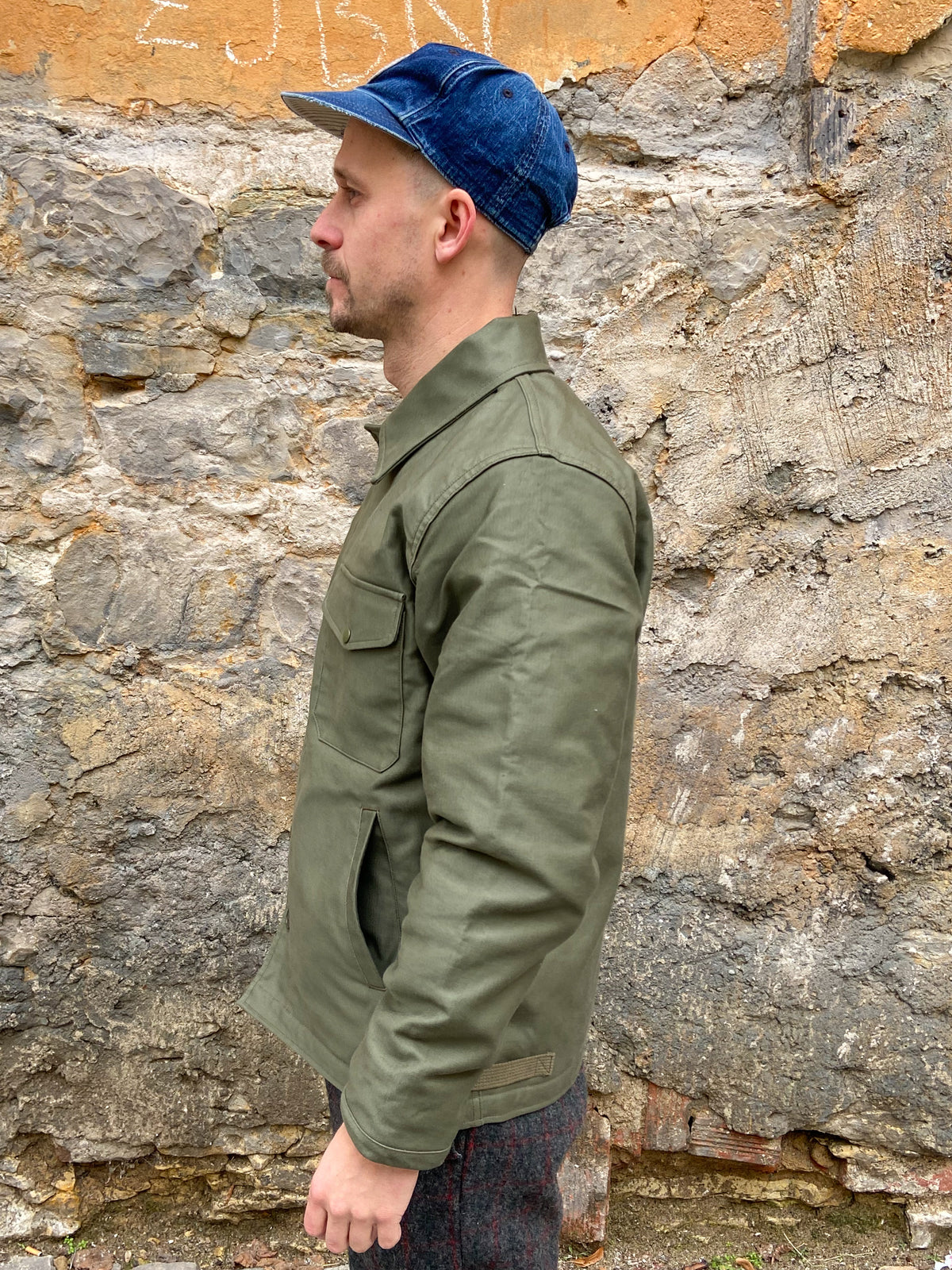 The Real McCoy's MJ21113 U.S.N. A-2 Deck Jacket Olive