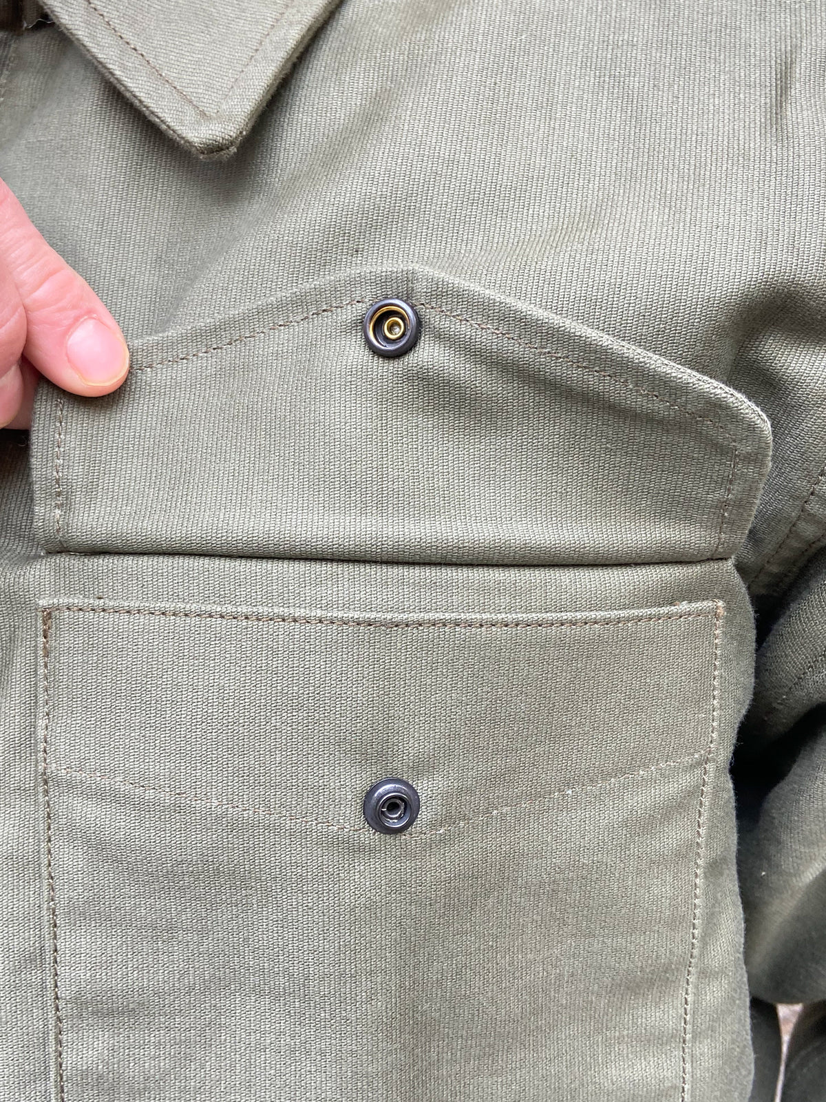 The Real McCoy's MJ21113 U.S.N. A-2 Deck Jacket Olive