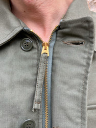 The Real McCoy's MJ21113 U.S.N. A-2 Deck Jacket Olive