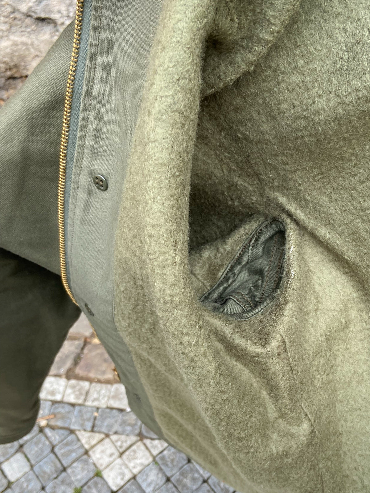 The Real McCoy's MJ21113 U.S.N. A-2 Deck Jacket Olive