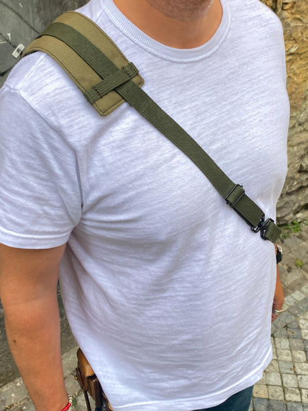 The Real McCoy's MA21016 Suspenders Field Pack Olive