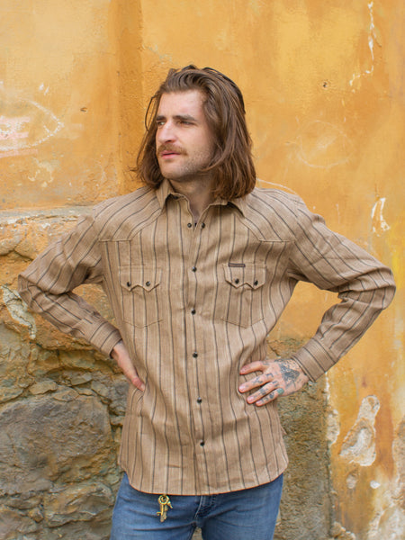 Indigofera Dollard Linen/Cotton Stripe