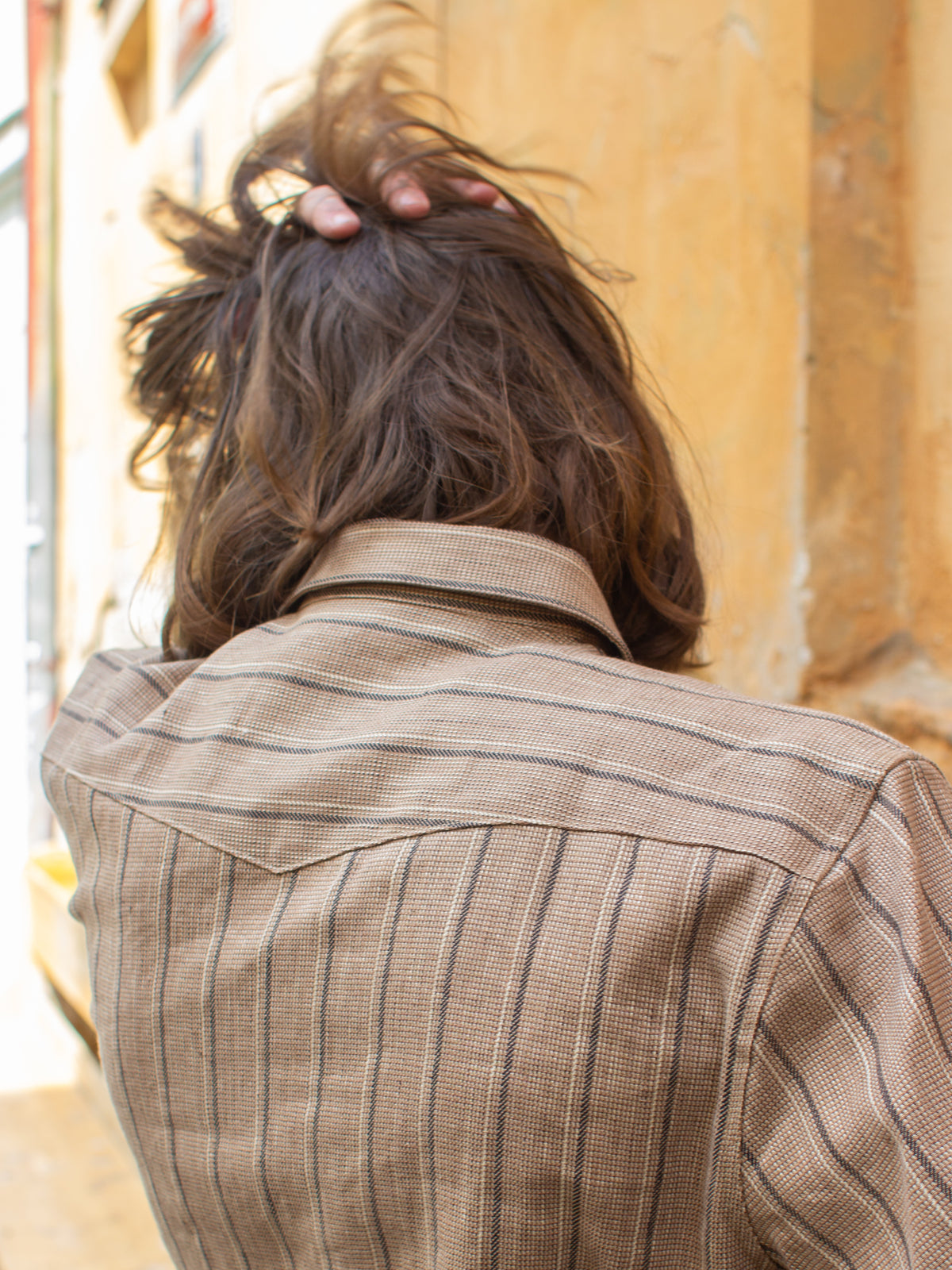 Indigofera Dollard Linen/Cotton Stripe