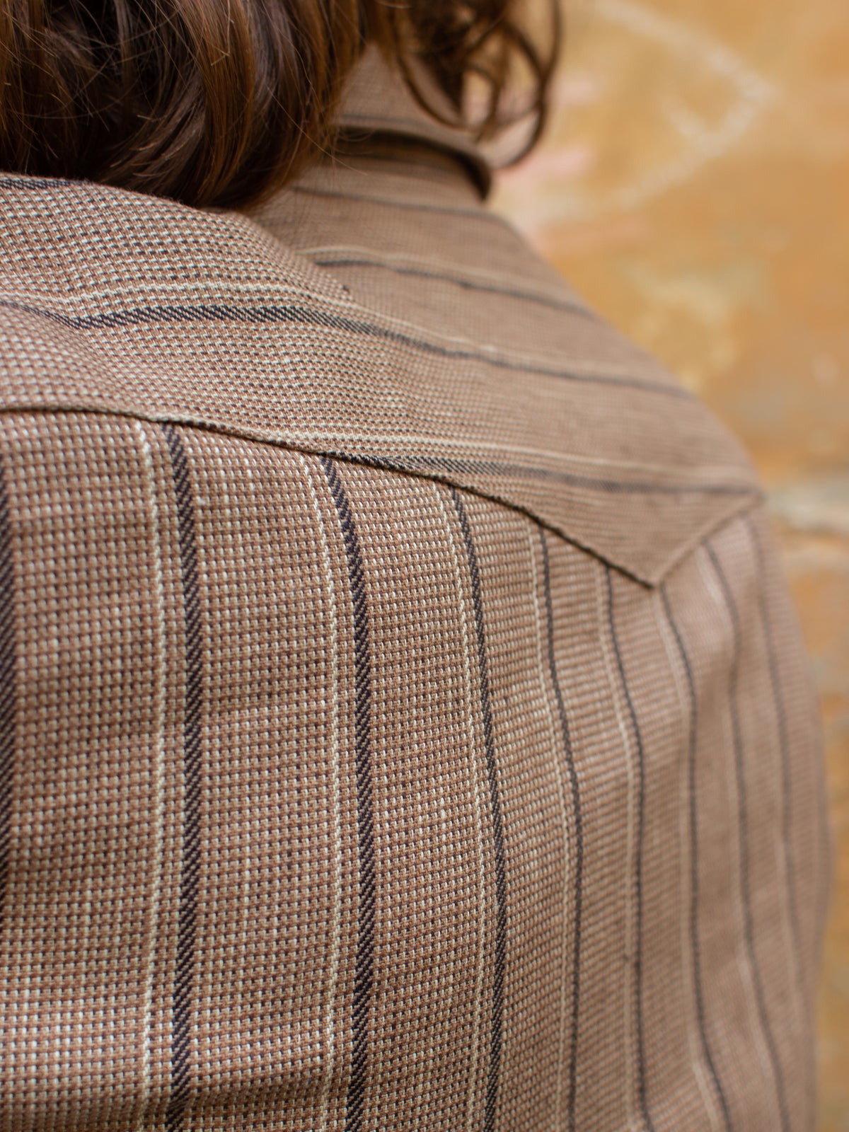 Indigofera Dollard Linen/Cotton Stripe