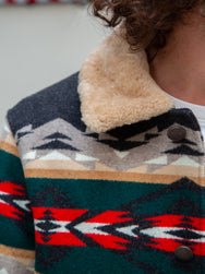 Pendleton Brownsville Coat / Tecopa Hills - Black