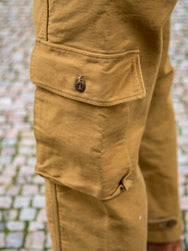 Black Sign Military Cord Driving Trousers - Field Beige (BSFP-22503BEI)