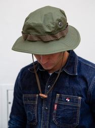 The Real McCoy's Jungle Hat Jungle Olive MA22005