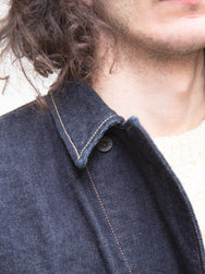 Black Sign 1940s US Army 14oz Denim Field Jacket (BSFJ-22406IND)