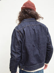 Black Sign 1940s US Army 14oz Denim Field Jacket (BSFJ-22406IND)