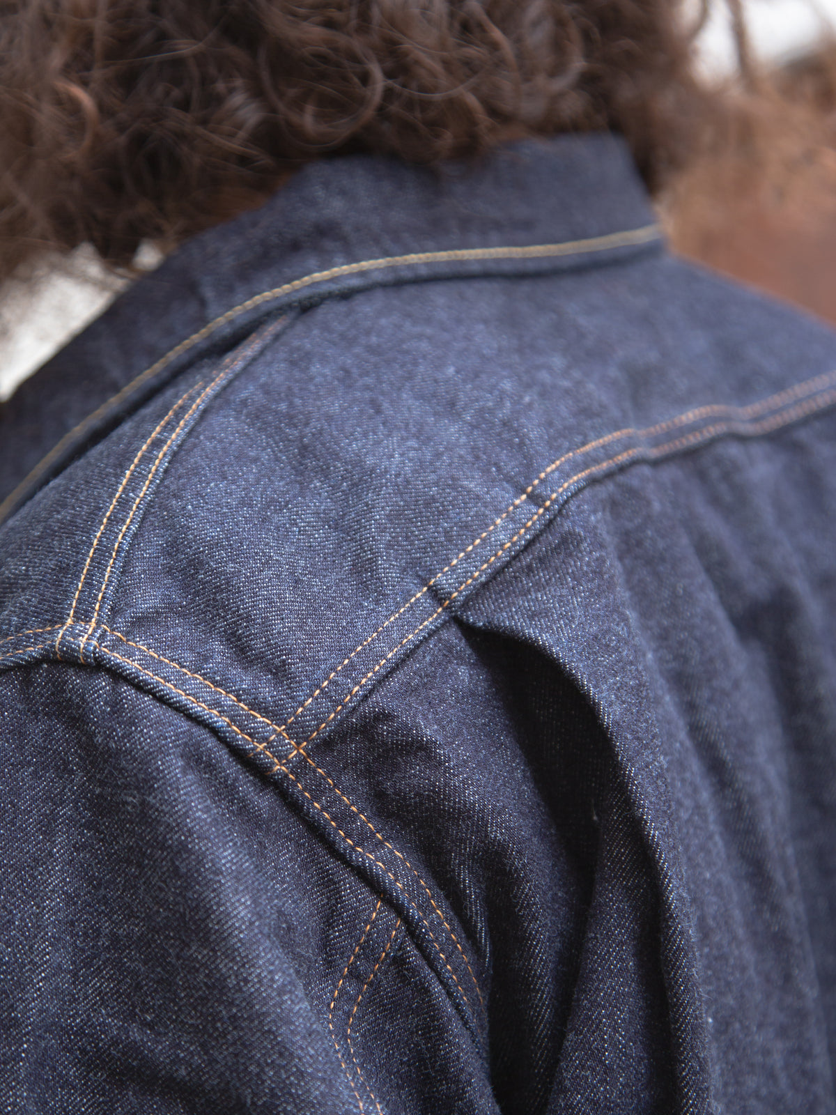 Black Sign 1940s US Army 14oz Denim Field Jacket (BSFJ-22406IND)