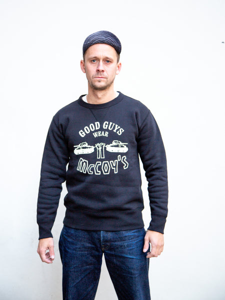 The Real McCoy's MC22122 Military Print Sweatshirt