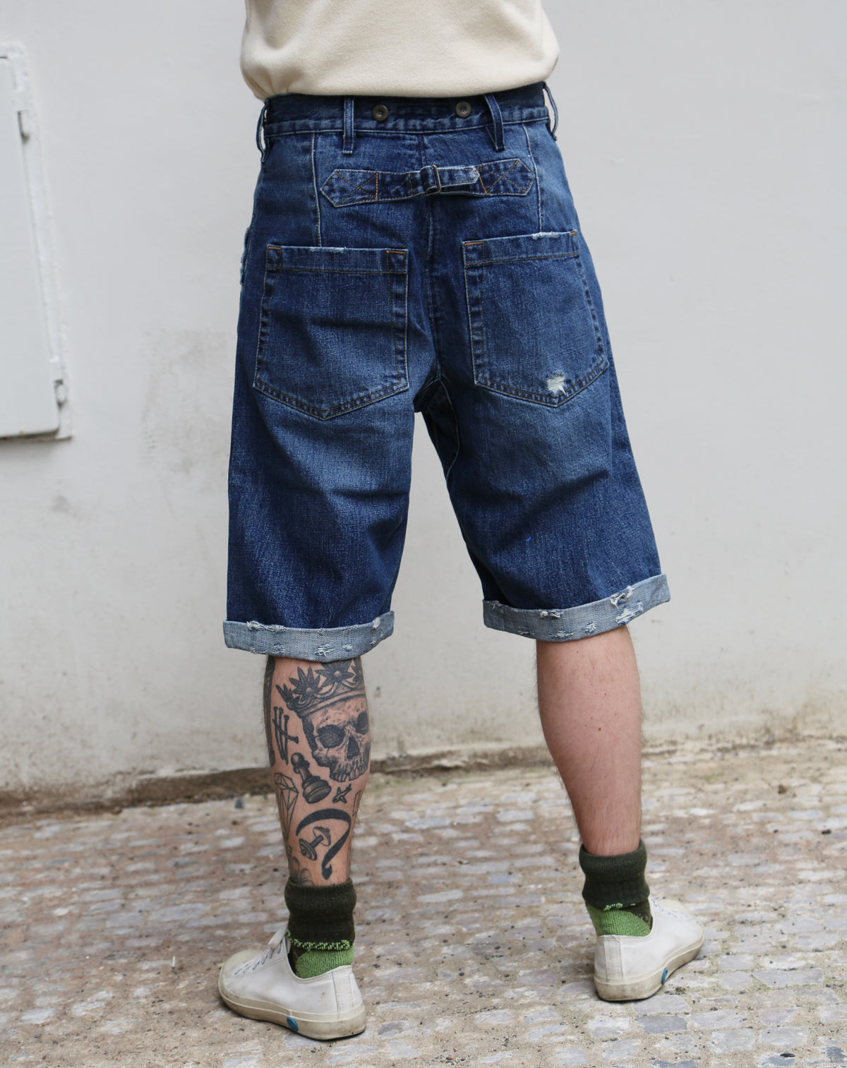 Fleurs de Bagne Denim Selvedge Shorts