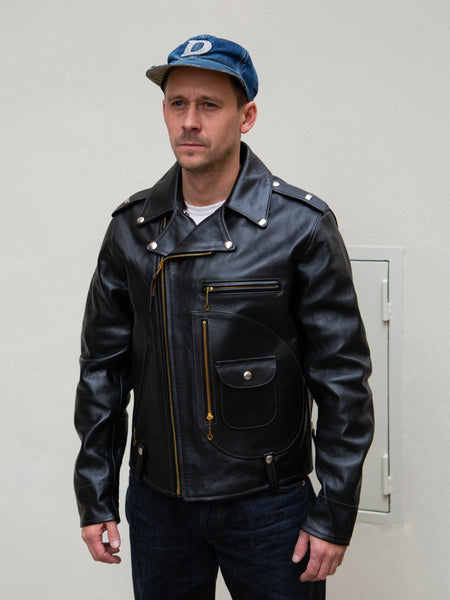 Buco BJ21101 J-24 Jacket (New Fit) / Horsehide - Black