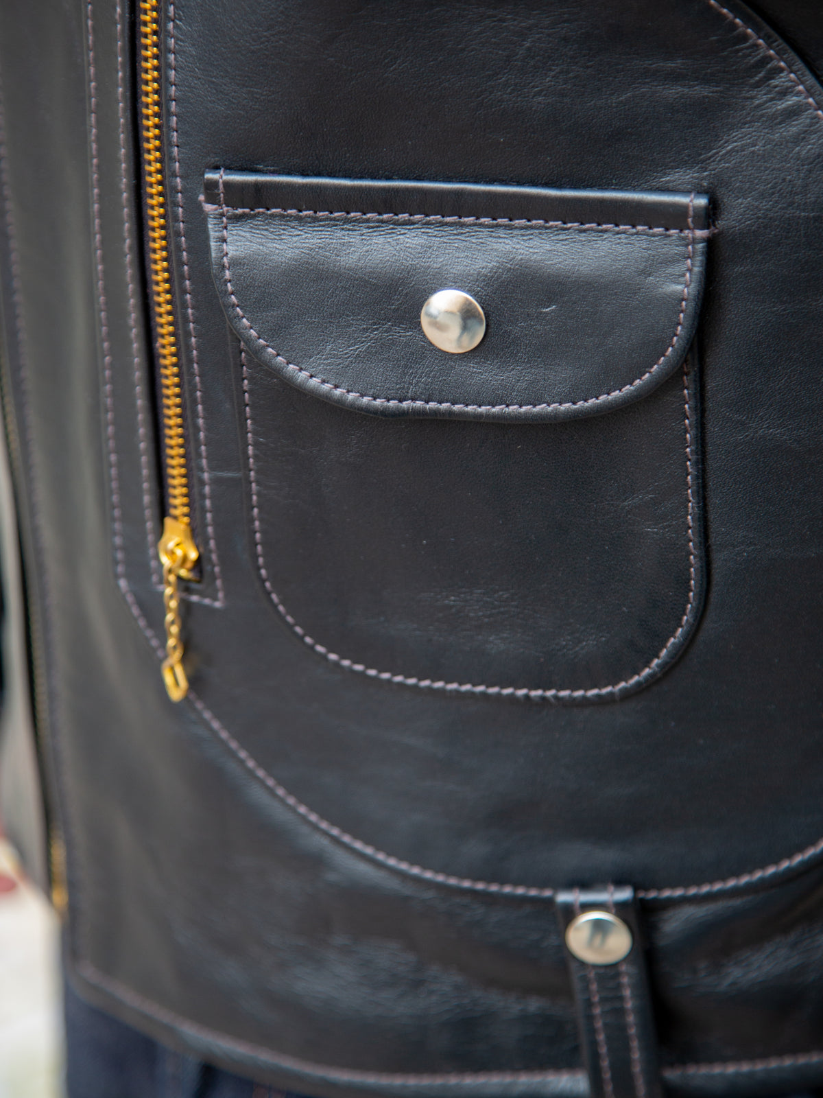 Buco BJ21101 J-24 Jacket (New Fit) / Horsehide - Black