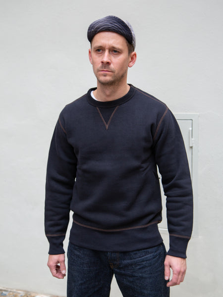 Joe McCoy MC13111 Loopwheel Sweatshirt - Black