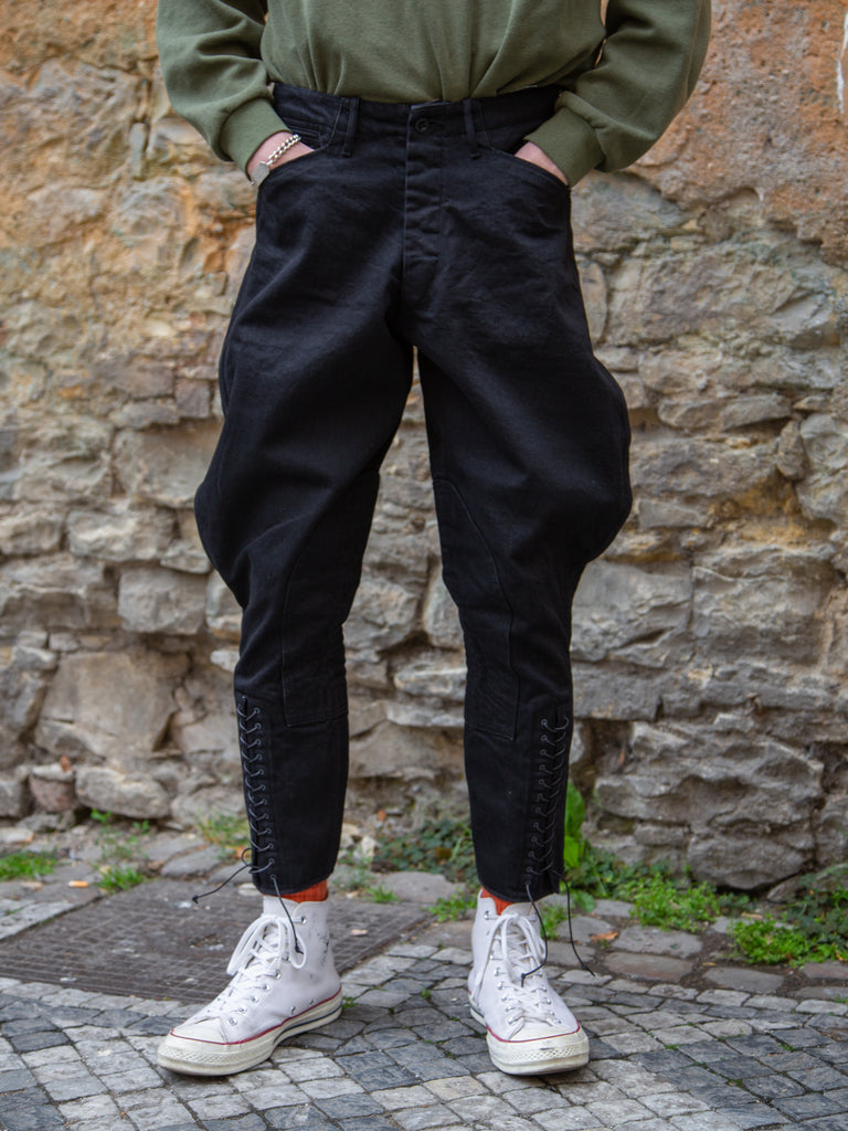 BLACK SIGN 　Breeches　Pants　3２ BLACK SIGN Black Chino Breeches
