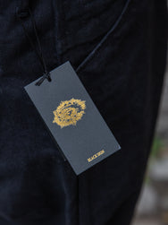 Black Sign 15oz Black Denim Sheriff Breeches - Deep Black (BSFP-20507BLK)