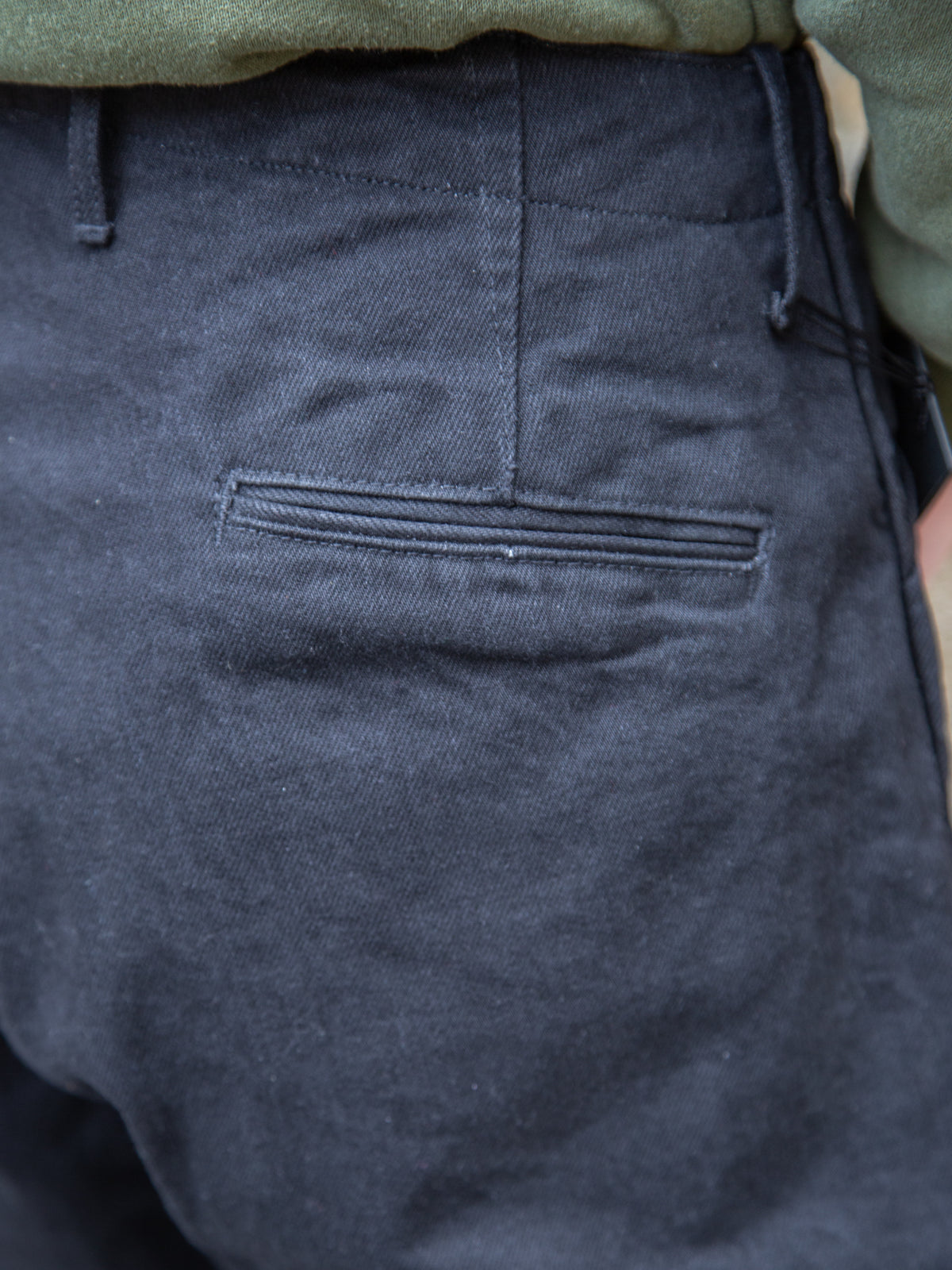 Black Sign 15oz Black Denim Sheriff Breeches - Deep Black (BSFP-20507BLK)