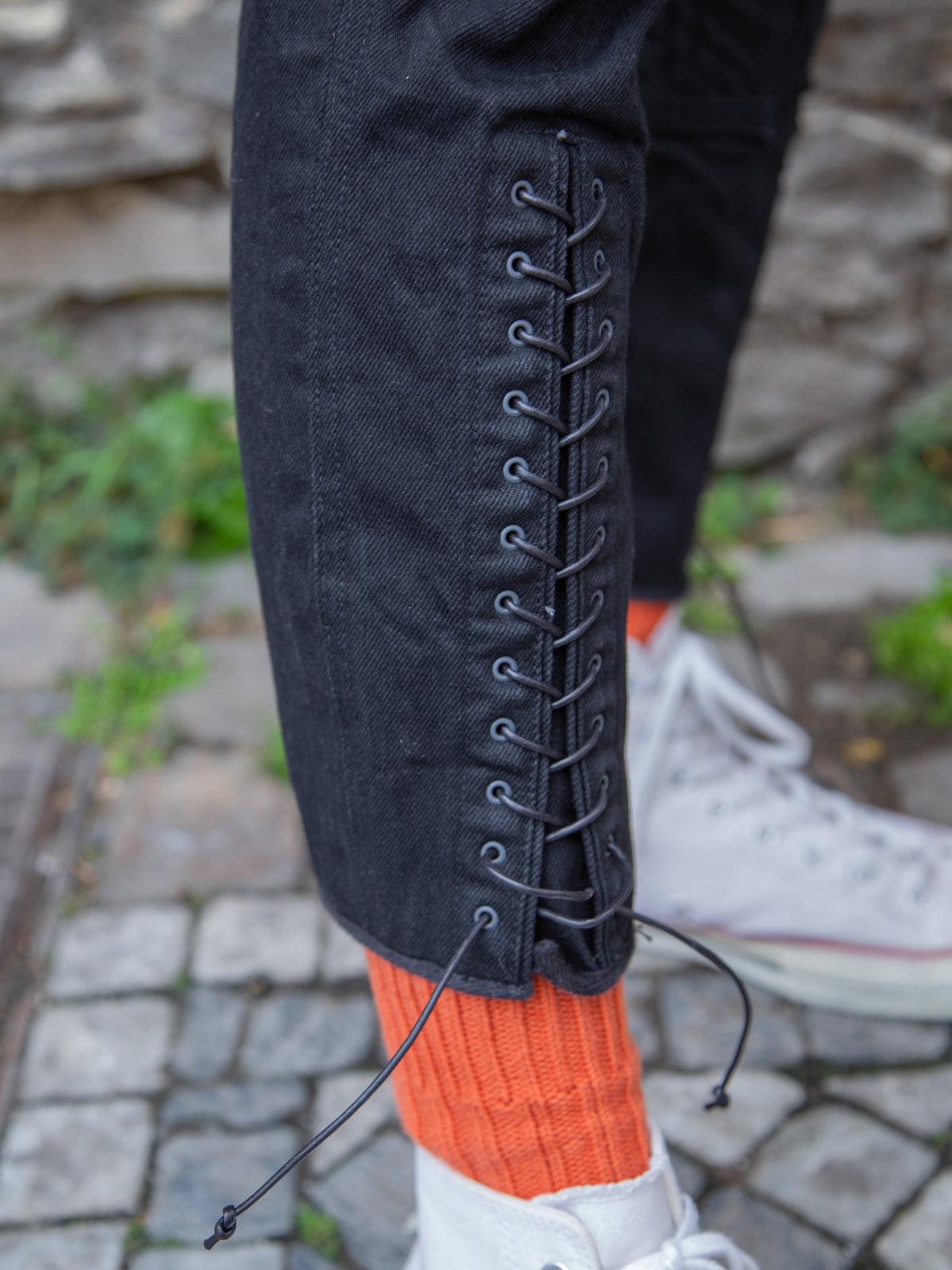 Black Sign 15oz Black Denim Sheriff Breeches - Deep Black (BSFP-20507BLK)