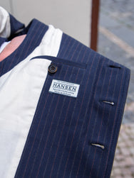 Hansen William / Lapel Waistcoat - Blue Pin