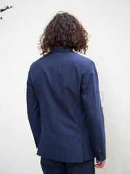 Hansen Anker / Four Button Classic Blazer - Blue Pin