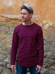 Armor Lux Mariniére "Houat" Héritage Homme Navire/Braise (2297)