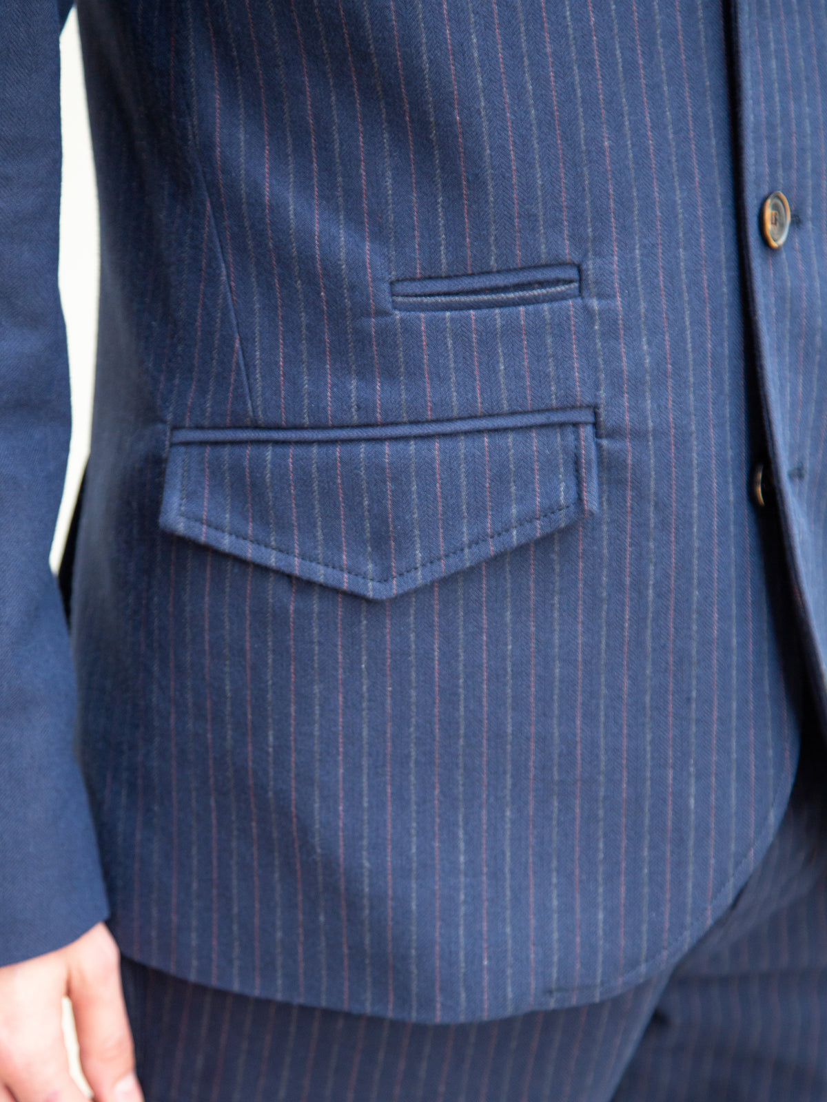 Hansen Anker / Four Button Classic Blazer - Blue Pin