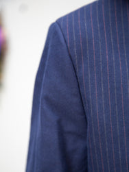 Hansen Anker / Four Button Classic Blazer - Blue Pin