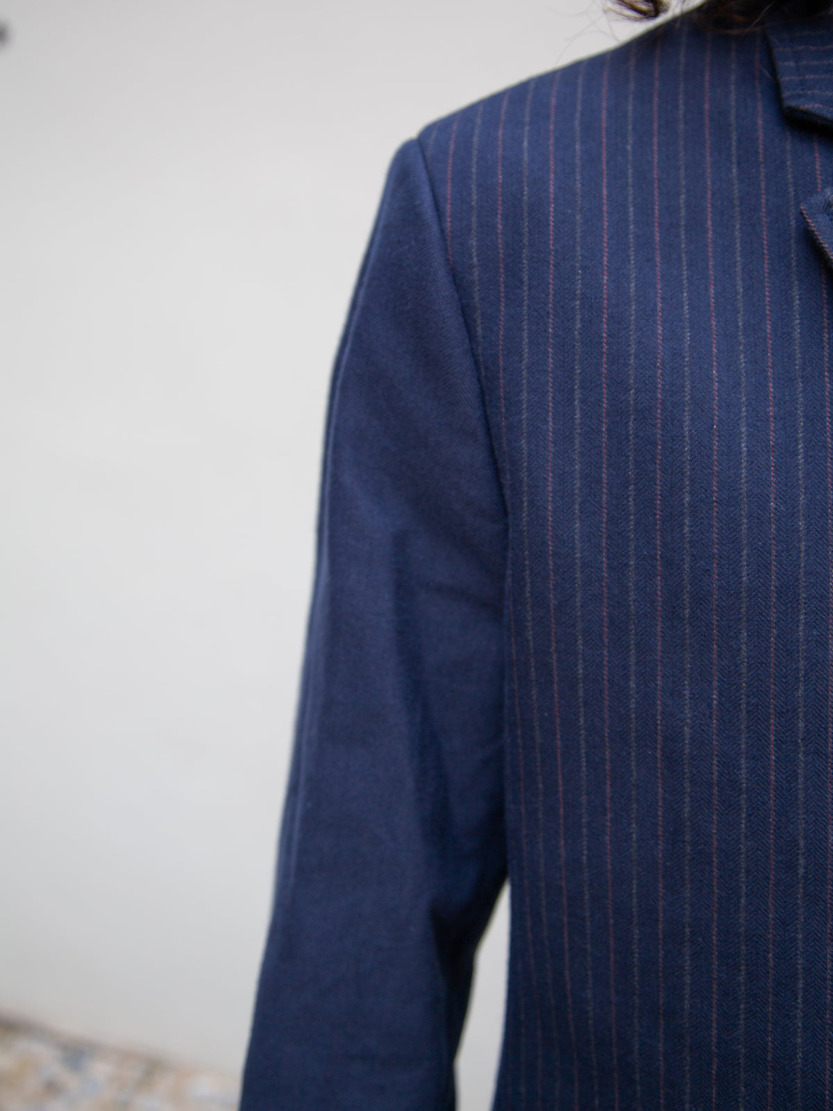 Hansen Anker / Four Button Classic Blazer - Blue Pin