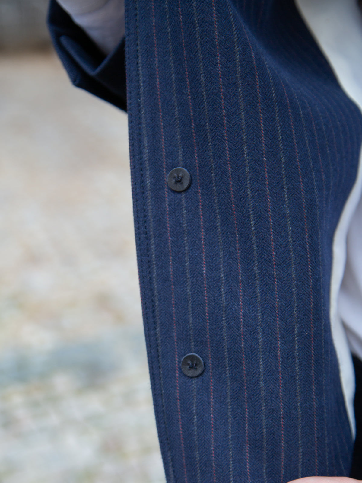 Hansen Anker / Four Button Classic Blazer - Blue Pin