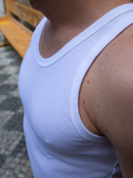 Armor Lux Débardeur Homme - Blanc