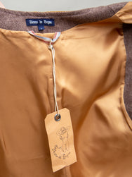 Fleurs de Bagne The "BORSALINO" Vest / Herringbone - Sand