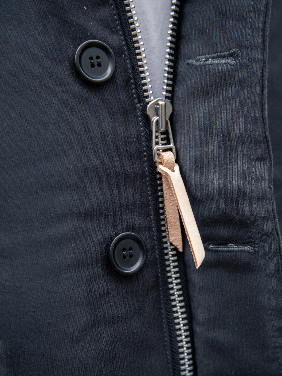 Iron Heart IHM-35-BLK N1 Deck Jacket / Whipcord - Black
