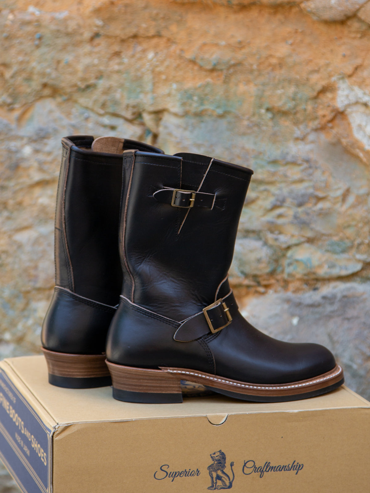 John Lofgren Engineer Boots - Horween Chromexcel Black