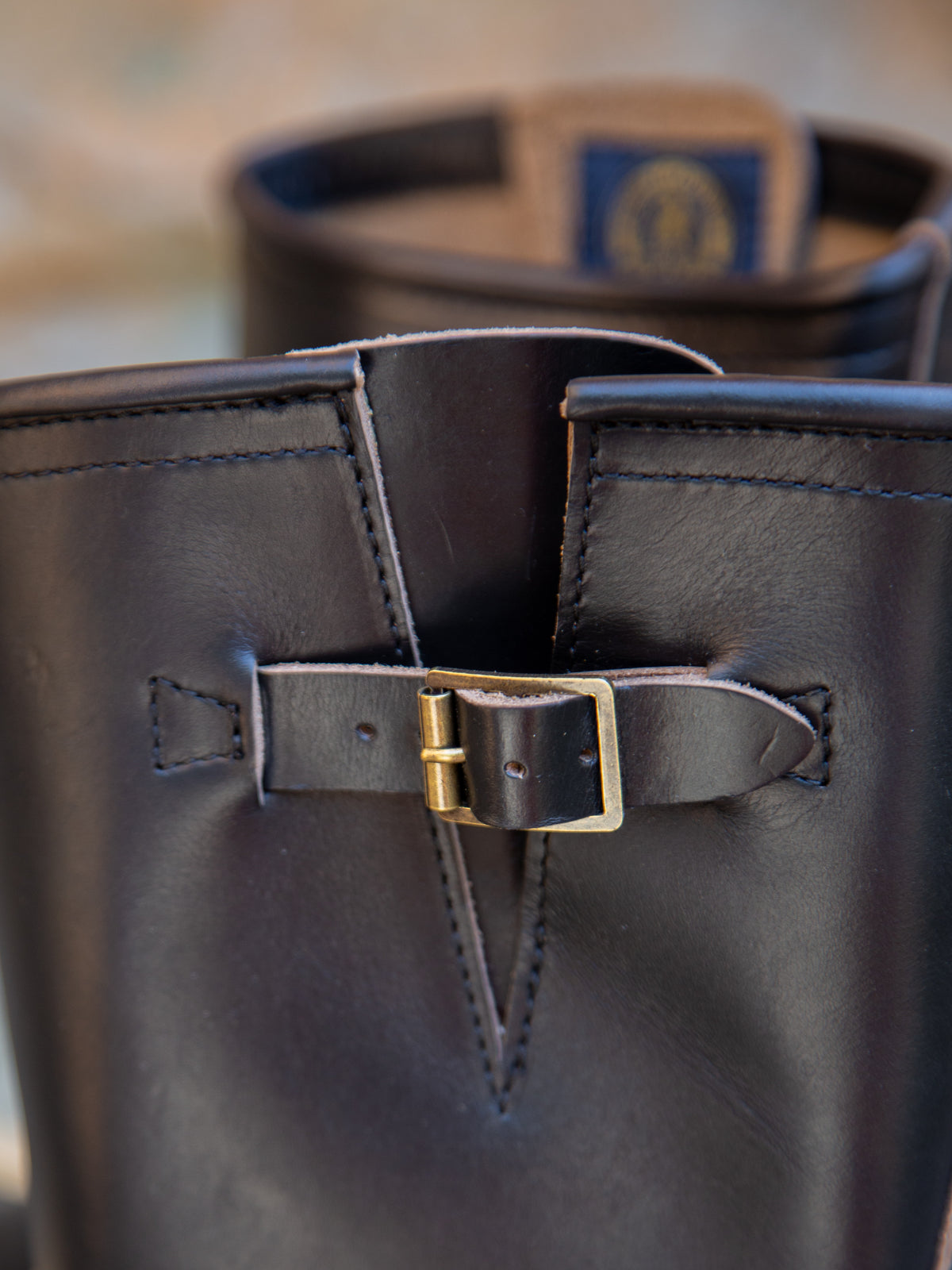 John Lofgren Engineer Boots - Horween Chromexcel Black