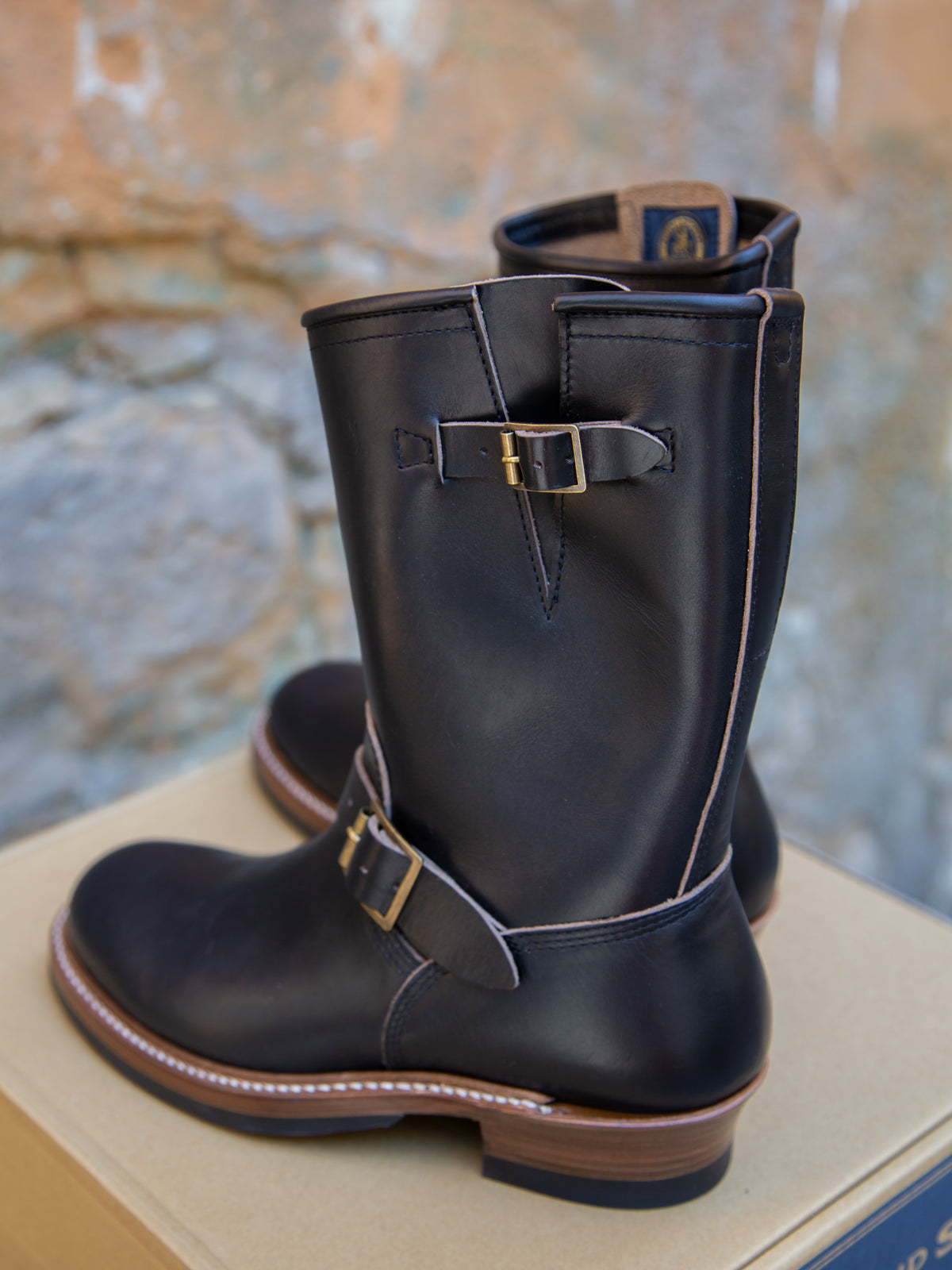 John Lofgren Engineer Boots - Horween Chromexcel Black