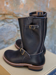 John Lofgren Engineer Boots - Horween Chromexcel Black