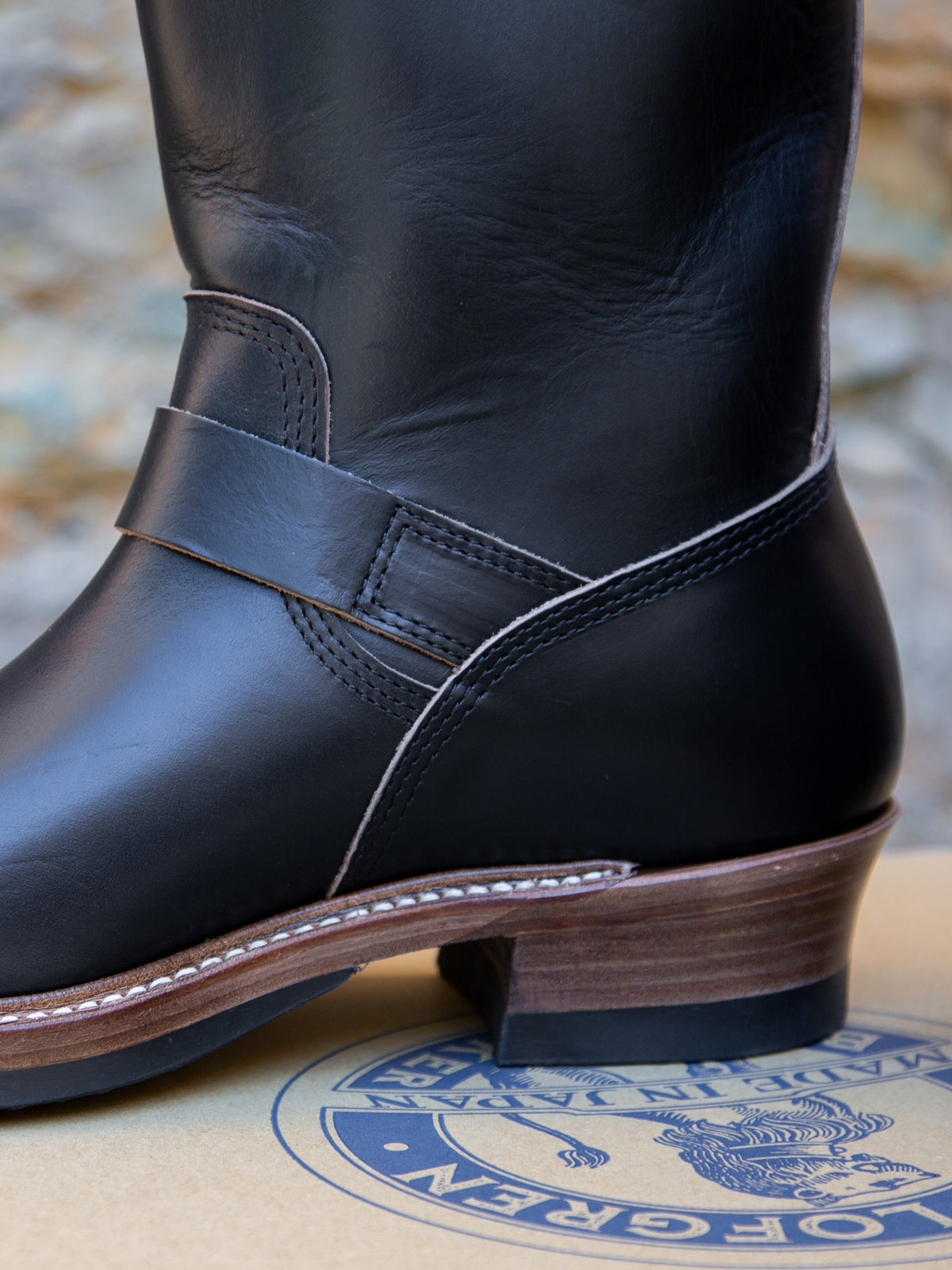 John Lofgren Engineer Boots - Horween Chromexcel Black