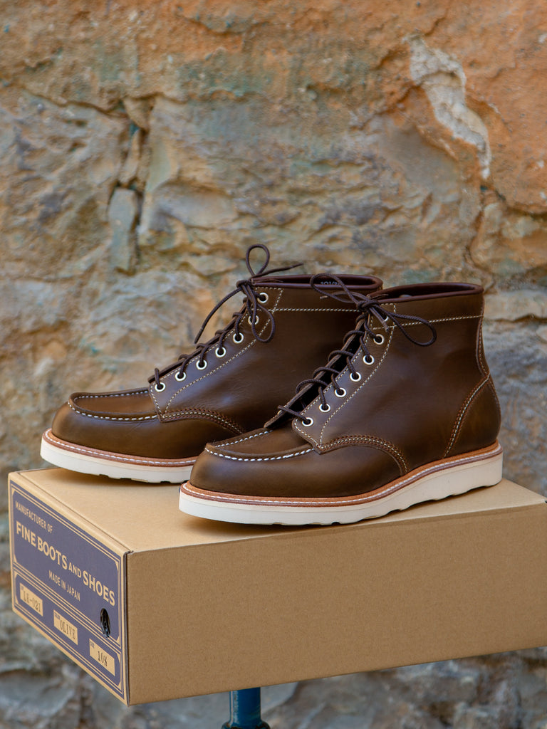 John Lofgren Moc Toe Horween Chromexcel Dark Olive
