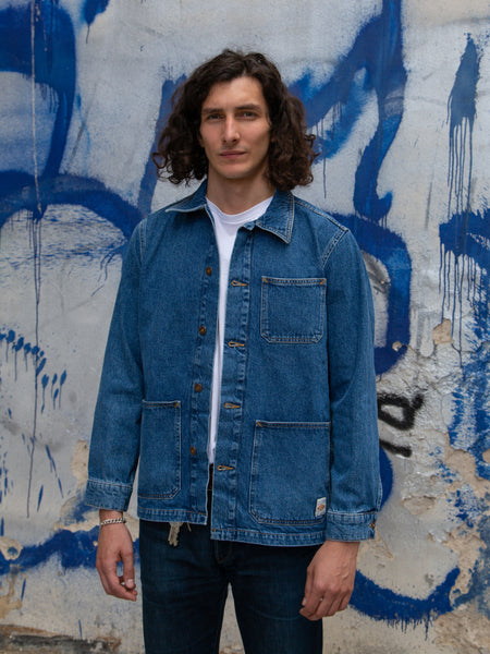 Nudie Jeans Barney 90s Blue Denim