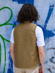 Indigofera Iconic Vest / Bedford Cord - Dark Beige