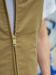 Indigofera Iconic Vest / Bedford Cord - Dark Beige