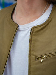 Indigofera Iconic Vest / Bedford Cord - Dark Beige